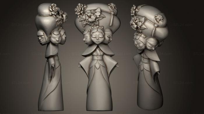Miscellaneous figurines and statues (Sculpture, STKR_0671) 3D models for cnc